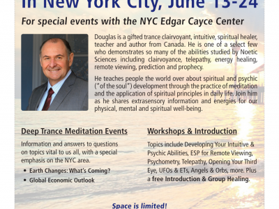 Edgar Cayce Center Promotional Material for Events - US letter flyer for print