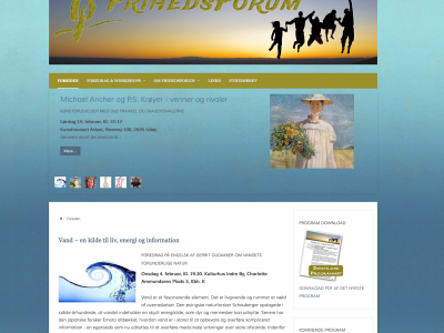 Frihedsforum.dk - upgrade to Joomla website for organization that promotes events in Copenhagen