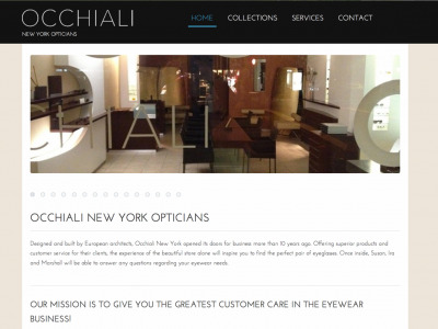 Occhiali-newyork.com, New York Upscale Optician Store, Upper Eastside