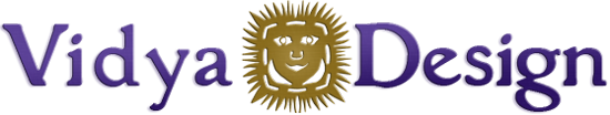 vidya design logo side new